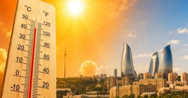Sabah Bakıda 31, rayonlarda 33 dərəcə isti olacaq