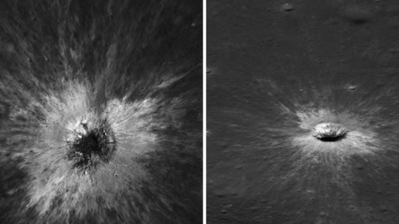 NASA-nın kosmik aparatı Ayda nəhəng yeni bir krater aşkar edib