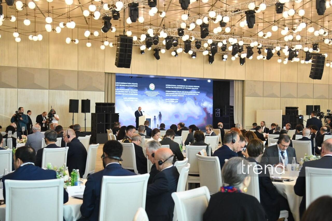 Bakıda İtkin düşmüş şəxslər üzrə Bakı Dialoqu çərçivəsində IV beynəlxalq konfrans keçirilir - (Foto)