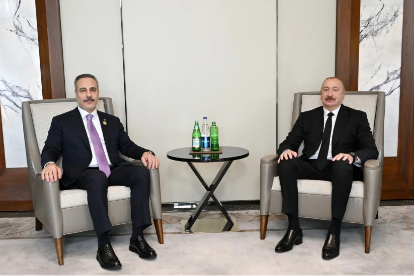 İlham Əliyev Hakan Fidanı qəbul etdi