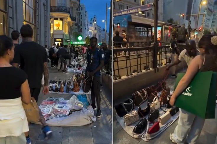 Dünyaca məşhur mağazaları talan edib həmin malları küçədə satdılar