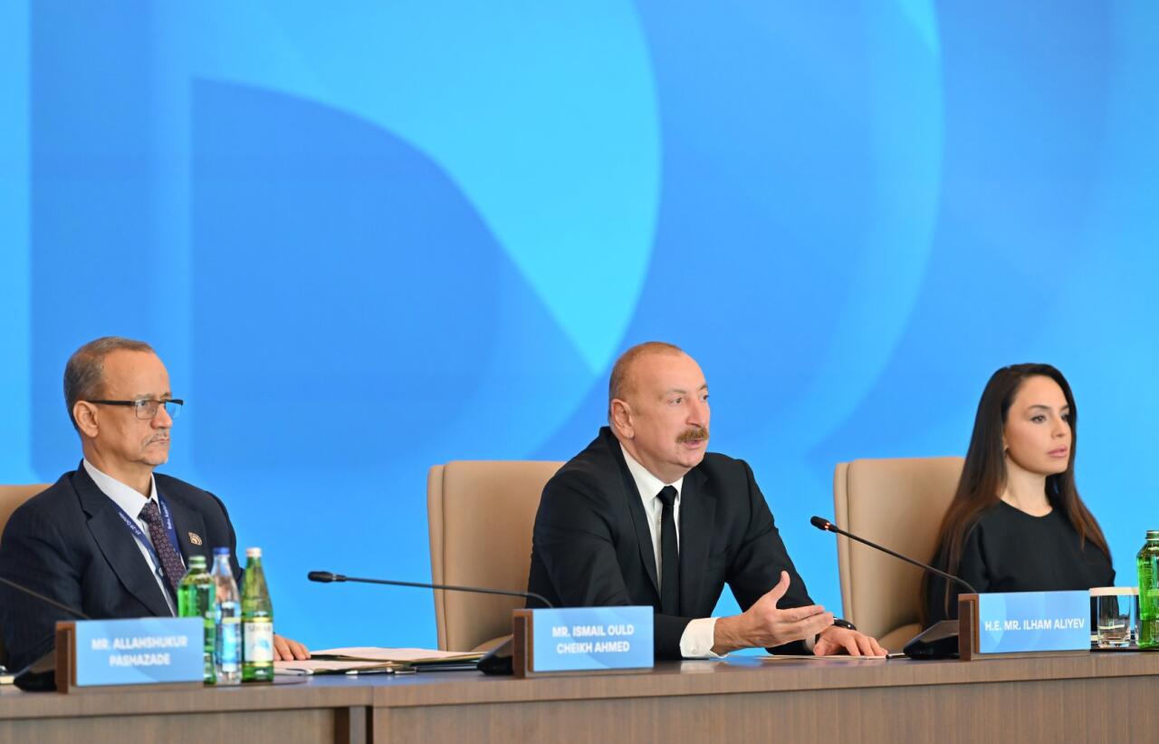 Prezident İlham Əliyev: Müstəqil ölkəyə necə yaşamaq, nəyi etmək, nəyi etməmək barədə dərslər verilməli deyil