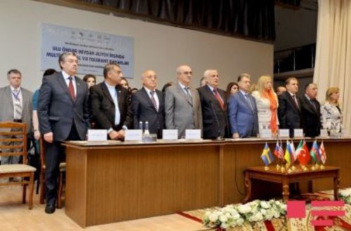 BSU-da Heydər Əliyevə həsr olunmuş konfransın açılış mərasimi keçirilib