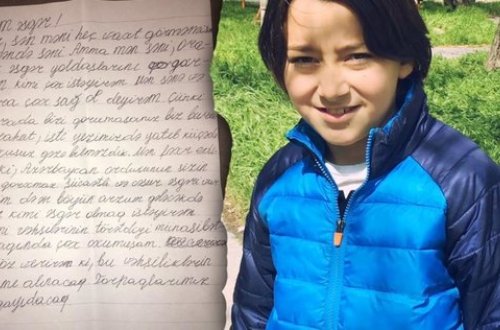 9 yaşlı Ramalın ƏSGƏRƏ MƏKTUBU