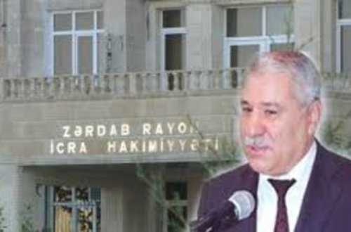 Zərdab icra başçısı ölkə rəhbərliyinin tapşırıqlarına qarşı çıxdı