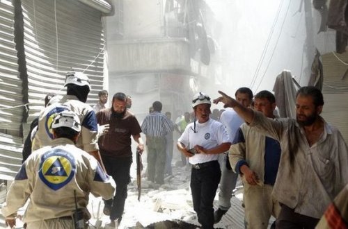 Hələbdə Rusiyanın baş konsulluğu minaatanlardan atəşə tutuldu