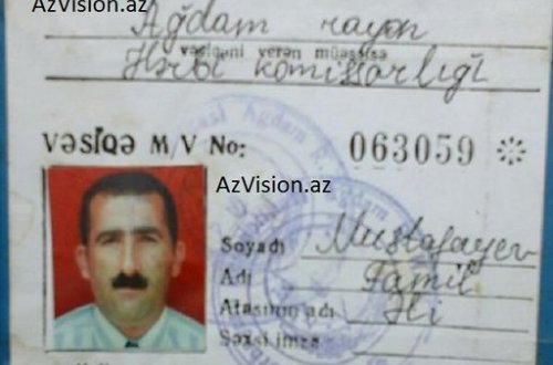 Ağdamda ölən Qarabağ qazisinin