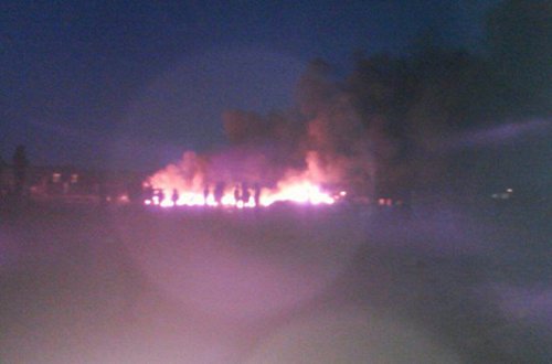 Bakıda güclü yanğın başladı