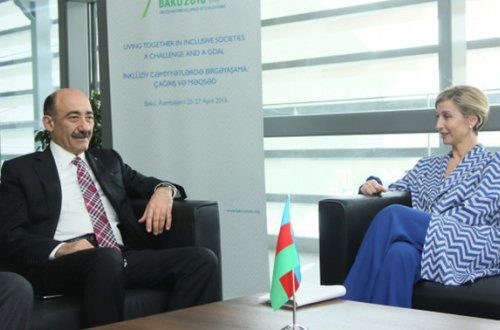 Qarayev Bianchinini qəbul etdi