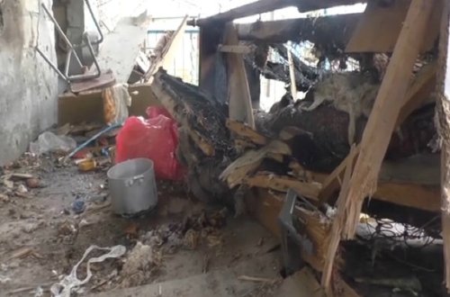 Ağdamda ermənilərin dağıtdığı evlərin bərpasına başlandı