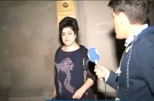 Bakıda sərxoş qadın sürücü