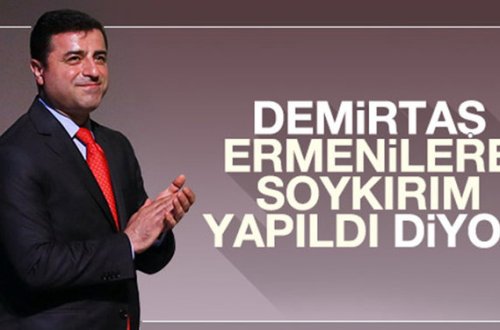 Dəmirtaş yenə ermənilərə dəstək oldu