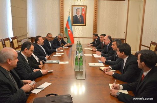 Elmar Məmmədyarov Mahmud Vaezini