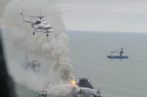 FHN-in təyyarəsi neftçinin meyitini