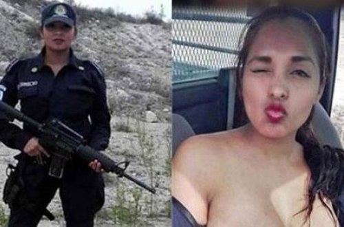 Qadın polis bu fotoya görə işindən qovuldu