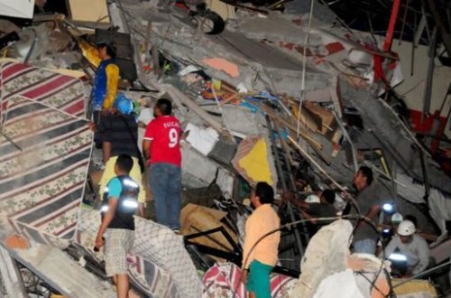 Ekvadorda zəlzələdə ölənlərin sayı