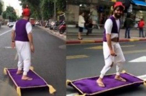 Uçan xalça gerçək oldu