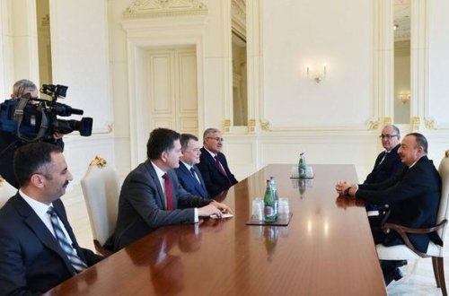 İlham Əliyev Türkiyə Ali Məhkəməsi sədrini qəbul etdi