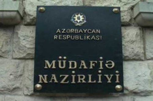 Müdafiə Nazirliyi təsdiqlədi