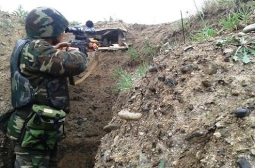 Cəbhədə düşmən təxribatı