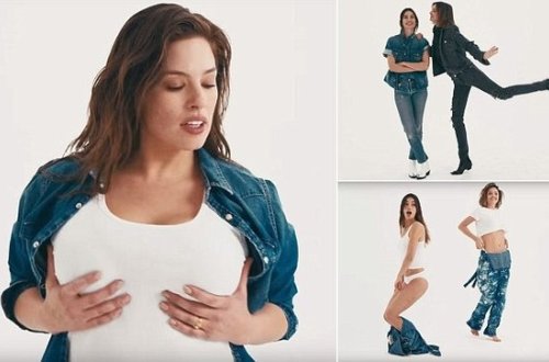 Məşhur modellər cins firması üçün oynadılar