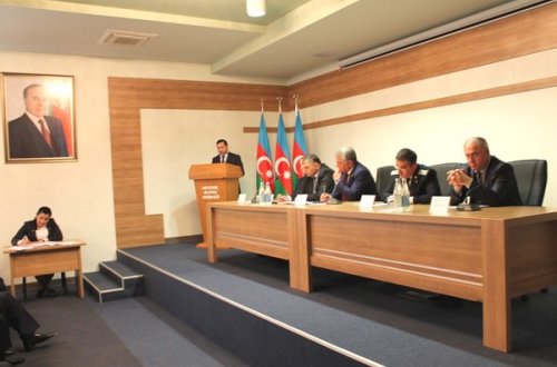 Biləsuvarda hesabat yığıncağı keçirildi