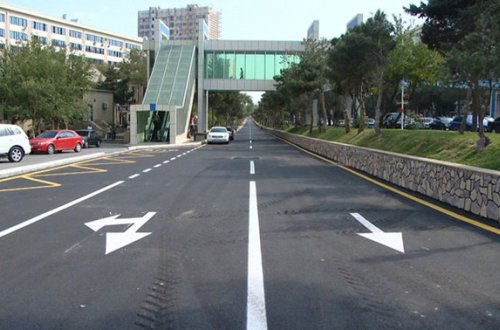 Bu prospektdəki hərəkətdə dəyişikliklər edilib