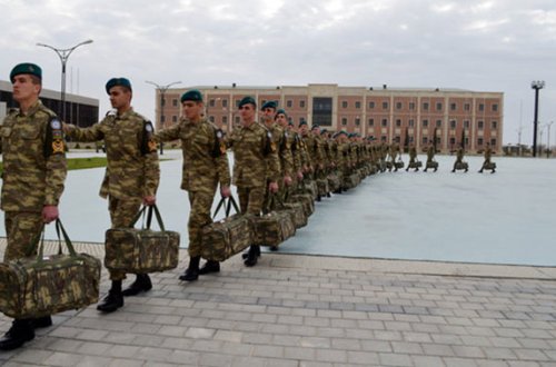 Silahlı Qüvvələrin əsgərləri Əfqanıstana yola salındı