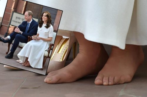 Kral ailəsinin gəlini ayaqları ilə gündəmdə