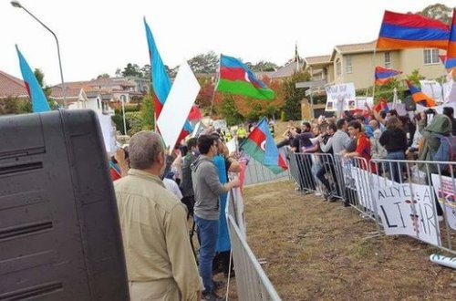 Avstraliyada azərbaycanlılarla ermənilər üz-üzə gəldi