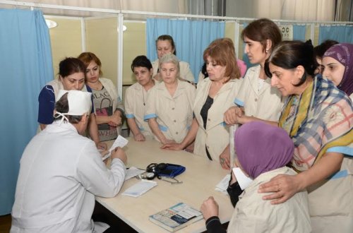 Nəsimi rayonunda əhalinin tibbi müayinə tədbirləri davam etdirilir
