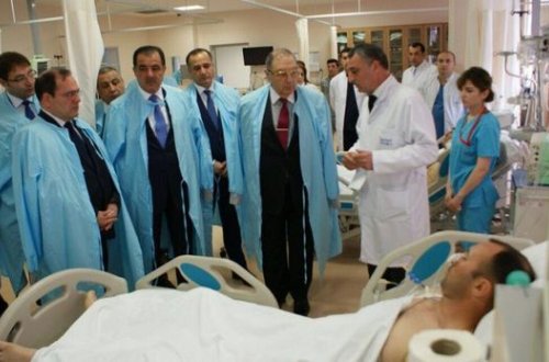 Xüsusi Tibb Xidmətinin həkim briqadası cəbhəyanı bölgədə olub