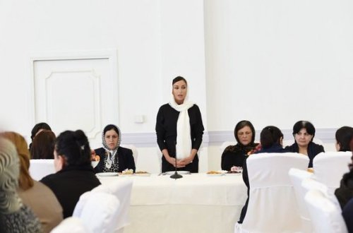 Birinci xanım: Mən bir ana kimi sizin qarşınızda baş əyirəm