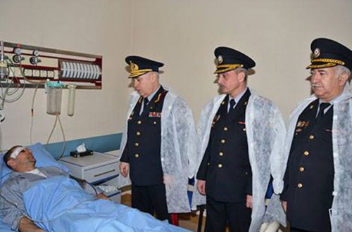 Ermənilər polis serjantını başından yaralayıblar