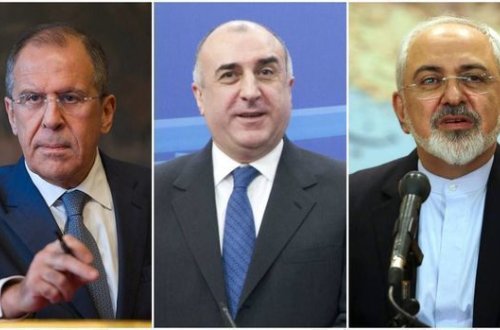 Bakıda Lavrov, Məmmədyarov və Zərifin görüşü başladı
