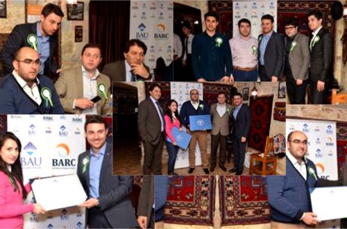 Türkiyənin Bahçeşehir Universitetinin tələbələri Bakıda bir araya gəldilər