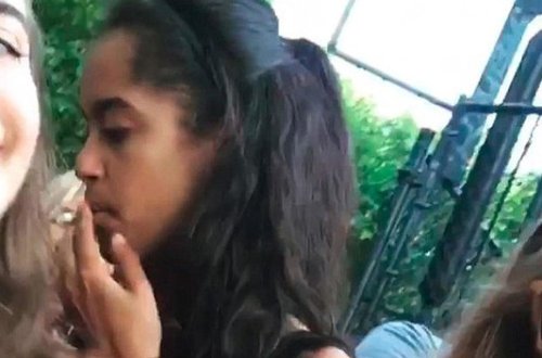 Obamanın qızının şok videosu yayıldı