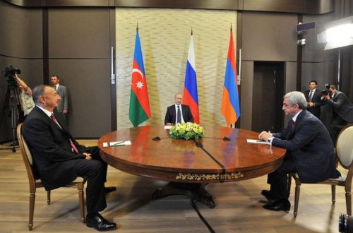 Putin Əliyev və Sarkisyana zəng etdi