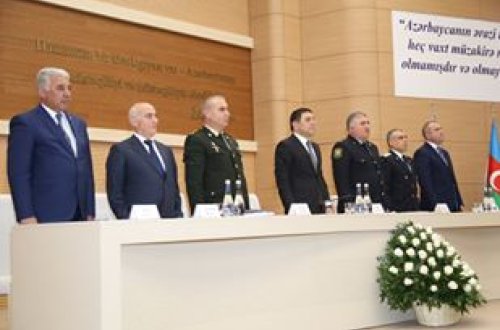 Binəqədidə təmas xəttində baş verən hadisələrlə bağlı toplantı keçirildi