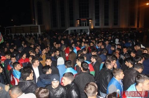 Naxçıvan öz şəhidini belə qarşıladı