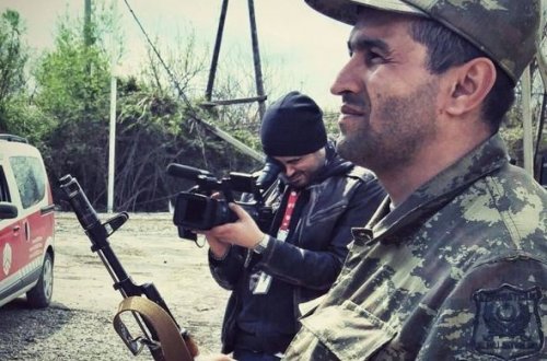 Çingiz Mustafayevin oğlu cəbhədə