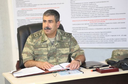 Zakir Həsənov gürcü həmkarı ilə cəbhədəki gərginliyi müzakirə edib