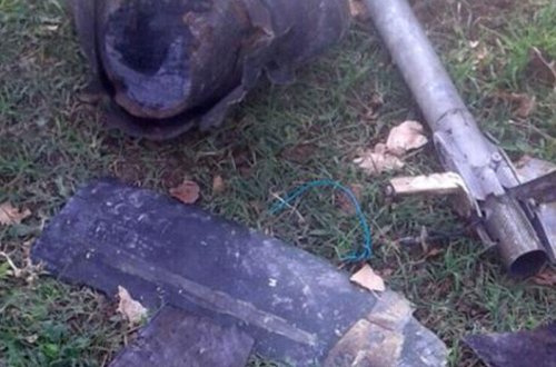 Ermənilərin aparatının vurulduğu an