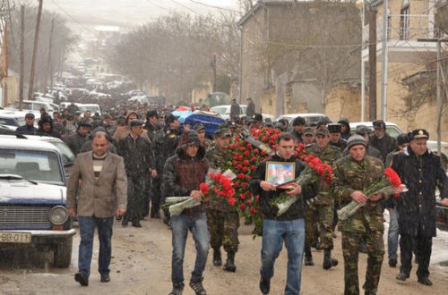 Şamaxıdan olan şəhid torpağa tapşırıldı