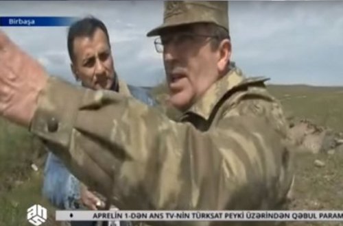 Azərbaycanlı general dünən azad olunan torpaqlarımızı göstərdi