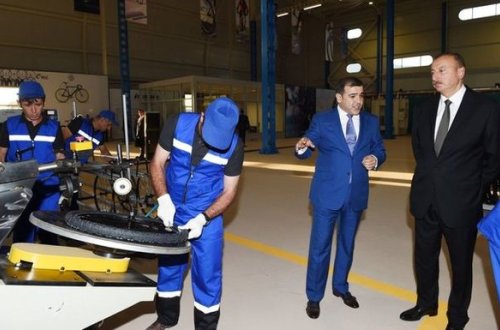 İsmayıllıda velosiped istehsalı zavodu açıldı