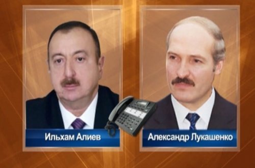 Lukaşenko cəbhədki vəziyyətlə bağlı İlham Əliyevə zəng etdi