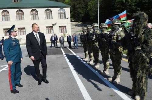 İlham Əliyev “Laza” zastavasında