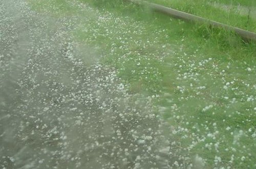 10 dəqiqə dolu yağdı