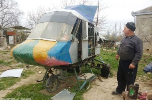 Qusar sakini helikopter hazırladı